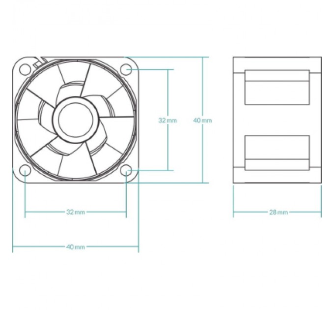 Arctic Кулер до корпусу Arctic 40MM/5PCS (ACFAN00273A)