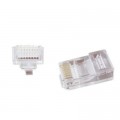 Cablexpert Конектор RJ45 cat.5e UTP 8P8C (наскрізні отв., позолоч. конт.) 100 шт Cablexpert (LC-PTU-01/100)
