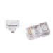 Cablexpert Конектор RJ45 cat.5e UTP 8P8C (наскрізні отв., позолоч. конт.) 100 шт Cablexpert (LC-PTU-01/100)