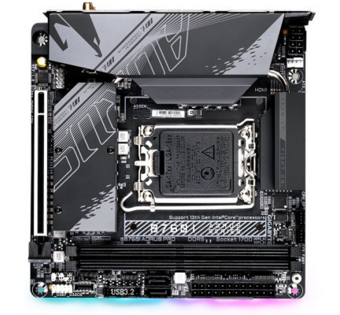 GIGABYTE Материнська плата GIGABYTE B760I AORUS PRO