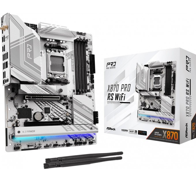 ASRock Материнская плата ASRock X870 Pro RS WiFi Socket AM5