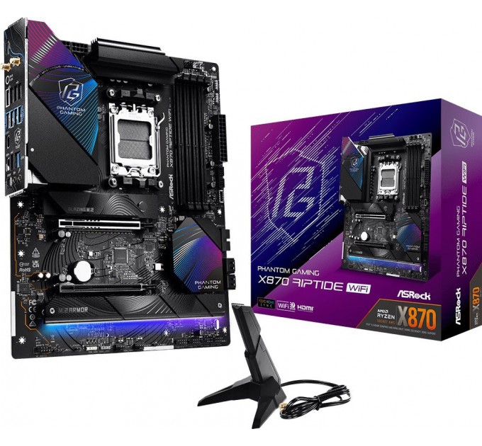ASRock Материнская плата ASRock X870 Riptide WiFi Socket AM5