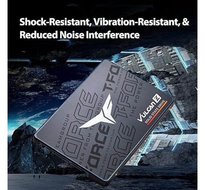 Team Накопитель SSD  512GB Team Vulcan Z 2.5" SATAIII 3D TLC (T253TZ512G0C101)