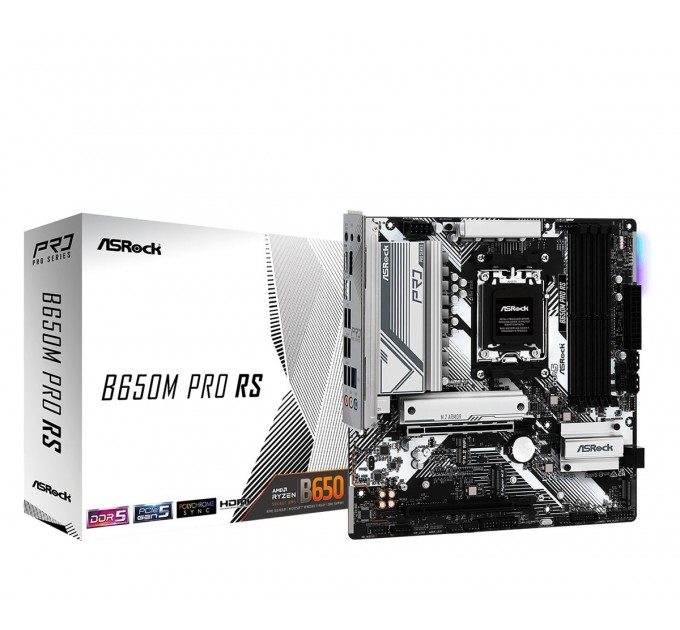 ASRock Материнская плата ASRock B650M PRO RS Socket AM5