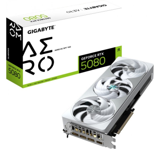 GIGABYTE Відеокарта GIGABYTE GeForce RTX5080 16GB AERO OC SFF (GV-N5080AERO OC-16GD)
