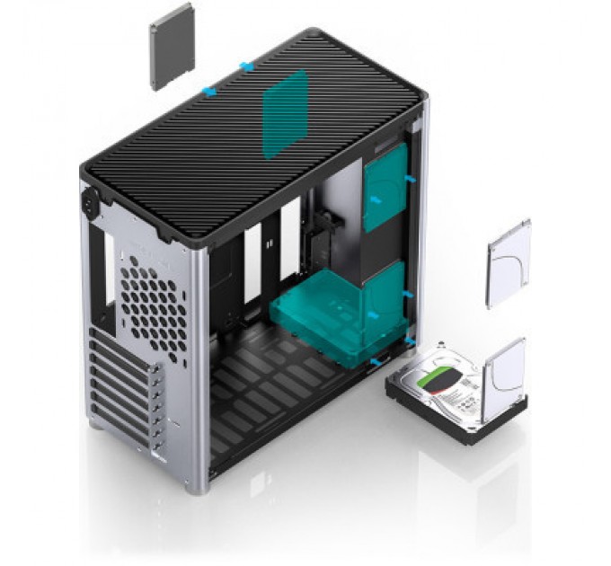 JONSBO Корпус JONSBO D40 Silver