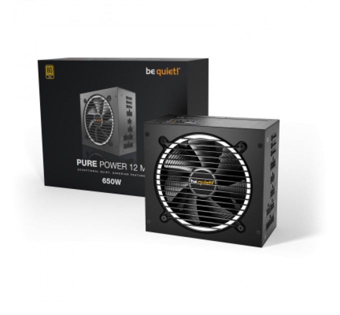 Be quiet! Блок живлення Be quiet! 650W PURE POWER 12 M (BN342)