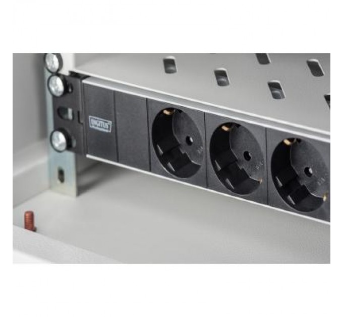 Digitus Силовий блок 10" 1U, 16A, 230V 3xSchuko, вилка Schuko Digitus (DN-95411)