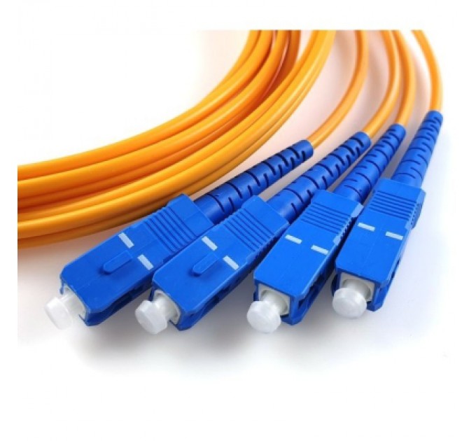 Eserver Оптичний патчкорд Eserver SC/UPC-SC/UPC SingleMode Duplex 3m (ES-SC-SC/UPC-3-SM-D)