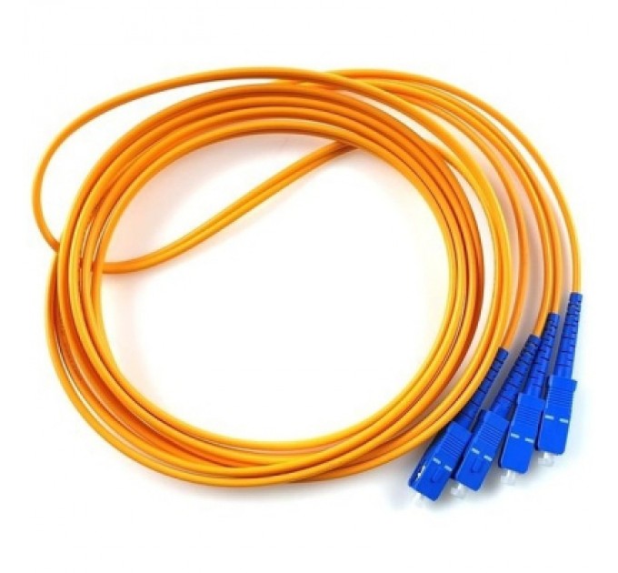 Eserver Оптичний патчкорд Eserver SC/UPC-SC/UPC SingleMode Duplex 3m (ES-SC-SC/UPC-3-SM-D)