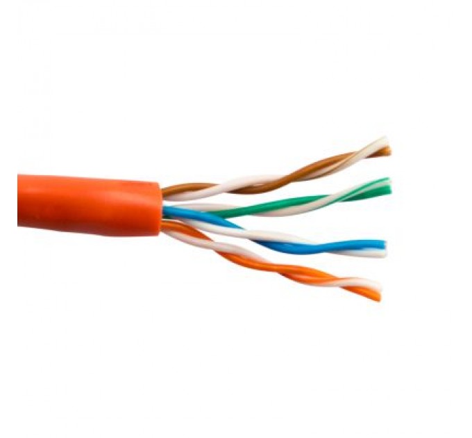 ЗЗКМ Кабель мережевий ЗЗКМ UTP 305м 4*2*24AWG[0,51] мідь[СU] cat.5e, негорючий [LSZH] (7091010)
