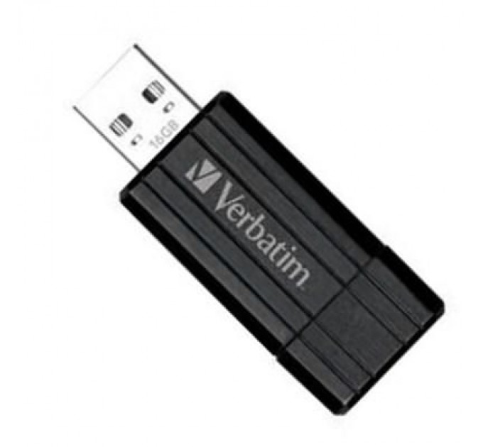 Verbatim USB флеш накопичувач 16Gb Store'n'Go PinStripe black Verbatim (49063)