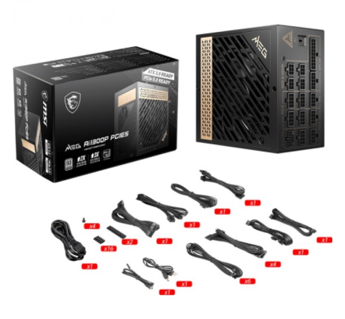 MSI Блок живлення MSI 1300W (MEG AI1300P PCIE5)