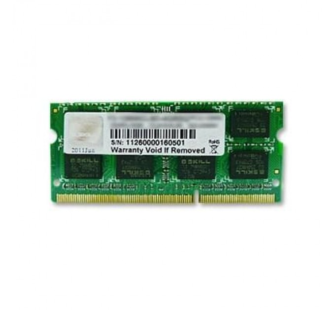G.Skill Модуль пам'яті для ноутбука SoDIMM DDR3 8GB 1600 MHz G.Skill (F3-1600C11S-8GSQ)