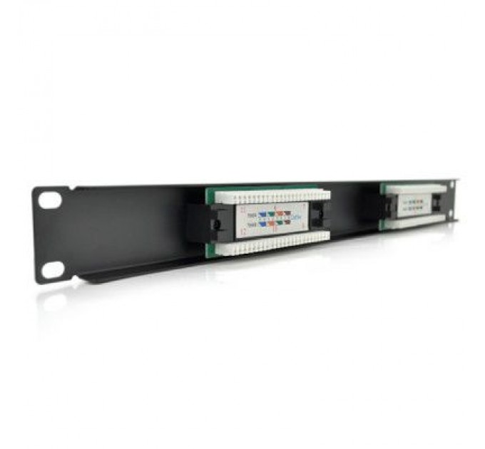 Pipo Патч-панель 19" 12хRJ-45 UTP 1U cat.5e Pipo (PP125191U)