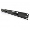 Pipo Патч-панель 19" 12хRJ-45 UTP 1U cat.5e Pipo (PP125191U)