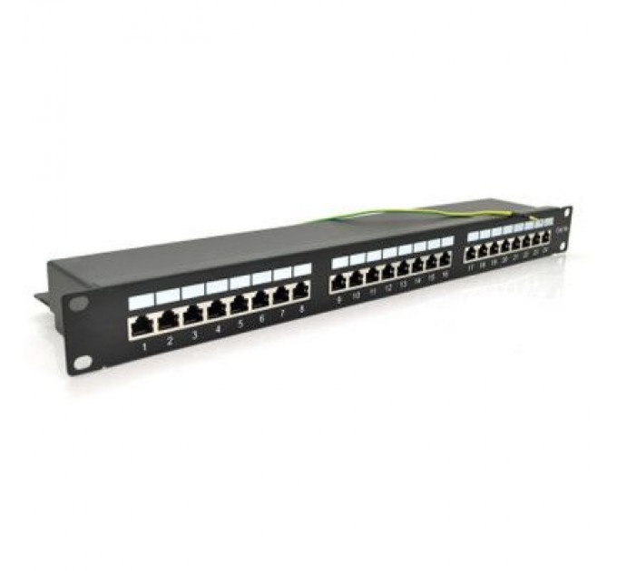 Pipo Патч-панель 19" 24хRJ-45 FTP 1U cat.5e Pipo (PP245191UFTP)