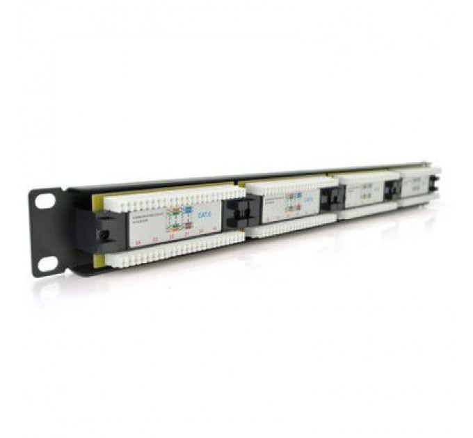 Pipo Патч-панель 19" 24хRJ-45 UTP 1U cat.6 Pipo (PP246191U)