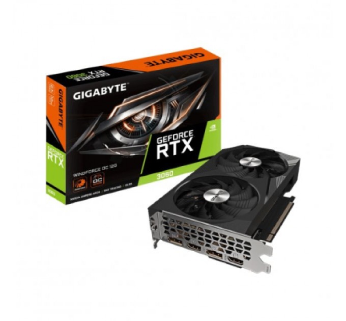 GIGABYTE Відеокарта GIGABYTE GeForce RTX3060 12Gb WINDFORCE OC (GV-N3060WF2OC-12GD 2.0)