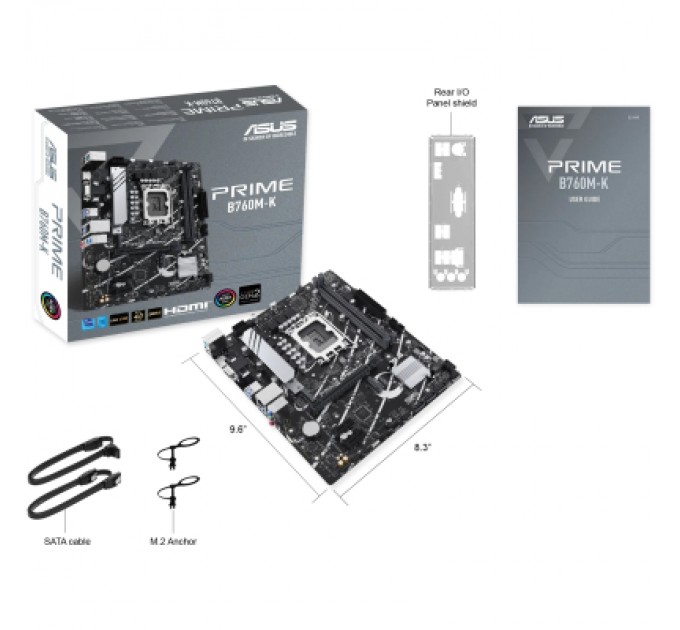 ASUS Материнська плата ASUS PRIME B760M-K