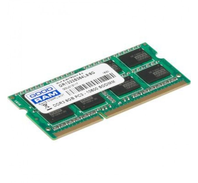 Goodram Модуль пам'яті для ноутбука SoDIMM DDR3 8GB 1333 MHz Goodram (GR1333S364L9/8G)