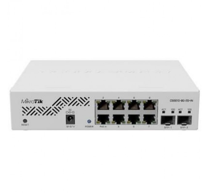 Mikrotik Комутатор мережевий Mikrotik CSS610-8G-2S+IN