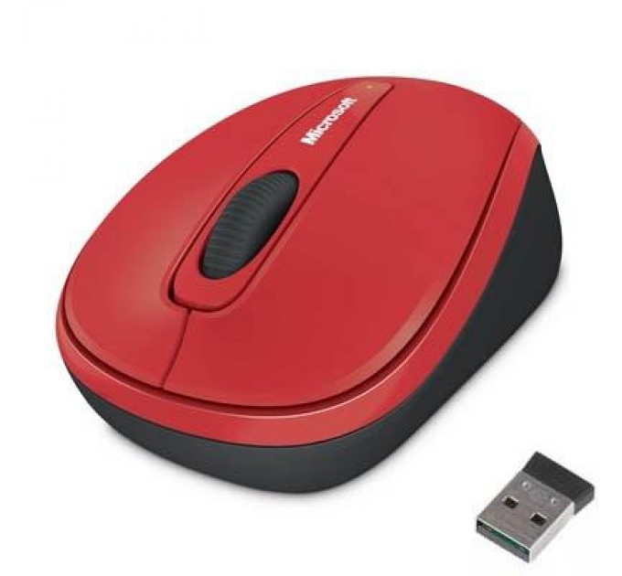 Microsoft Мишка Microsoft Mobile 3500 Flame Red (GMF-00293)
