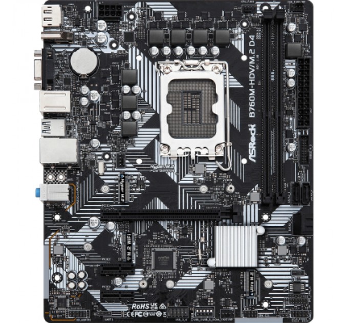 ASRock Материнська плата ASRock B760M-HDV/M.2 D4