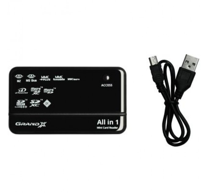 Grand-X Зчитувач флеш-карт Grand-X CRX05Black