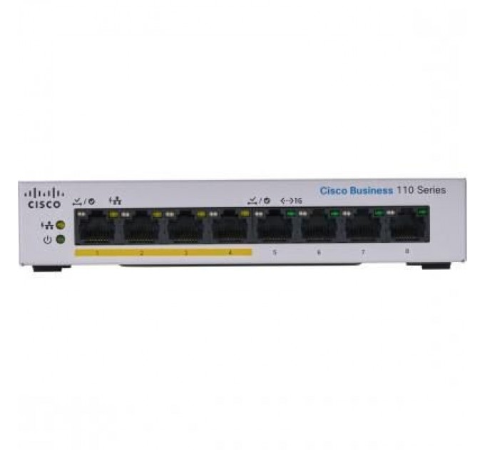 Cisco Комутатор мережевий Cisco CBS110-8PP-D-EU