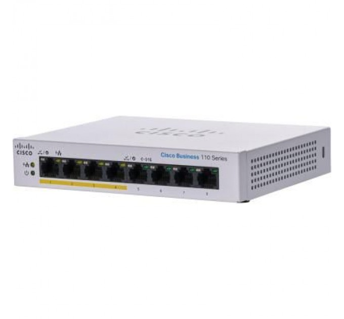 Cisco Комутатор мережевий Cisco CBS110-8PP-D-EU