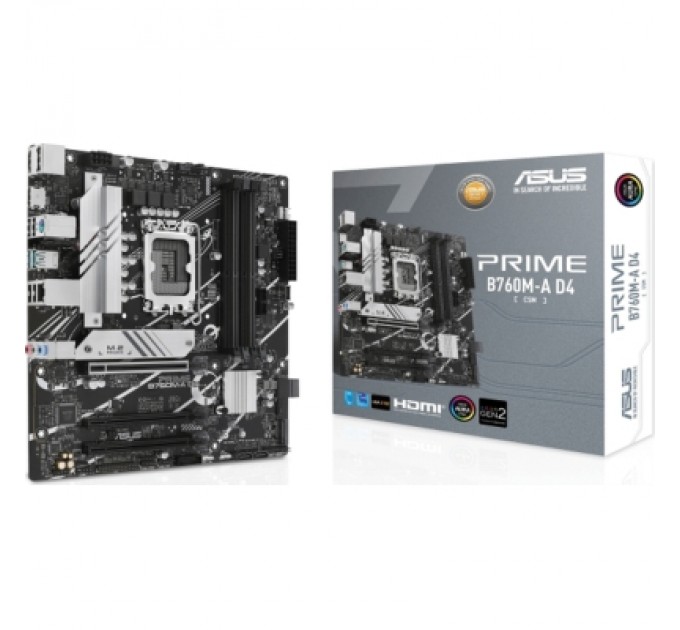 ASUS Материнська плата ASUS PRIME B760M-A D4-CSM
