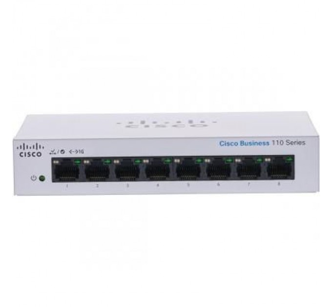 Cisco Комутатор мережевий Cisco CBS110-8T-D-EU