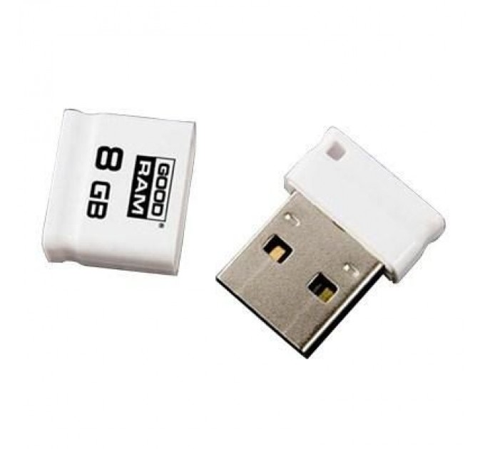 Goodram USB флеш накопичувач Goodram 8Gb Piccolo white (PD8GH2GRPIWR10)