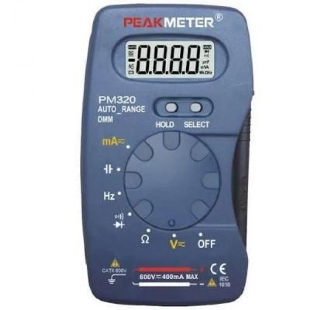 Protester Цифровий мультиметр Protester з функцією вимірювання ємності та частоти (PM320)