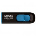 ADATA USB флеш накопичувач ADATA 32Gb UV128 black-blue USB 3.0 (AUV128-32G-RBE)