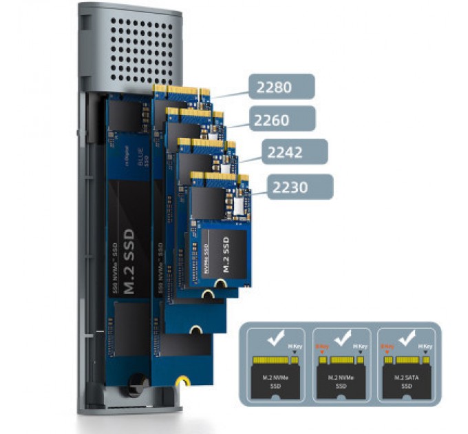 Maiwo Кишеня зовнішня Maiwo M.2 SSD (K1689)