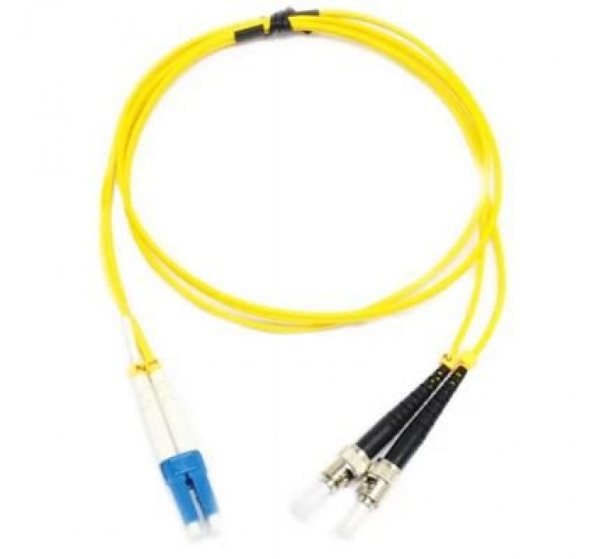 Eserver Оптичний патчкорд ST/UPC-LC/UPS Singlemode Duplex 1m Eserver (ES-ST-LC/UPC-1-SM-D)