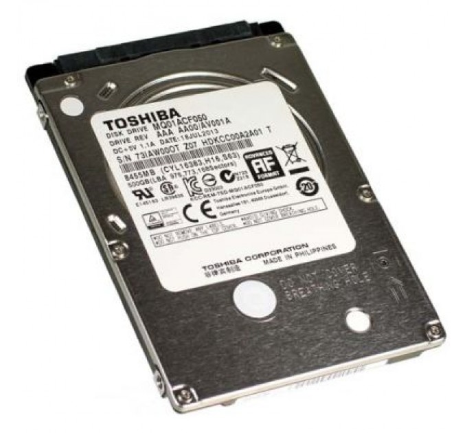 Toshiba Жорсткий диск для ноутбука 2.5" 500GB Toshiba (MQ01ACF050)