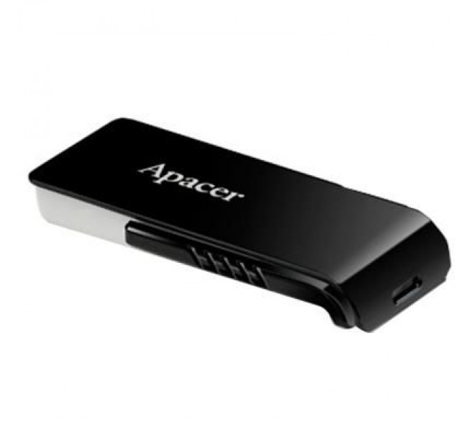Apacer USB флеш накопичувач Apacer 64GB AH350 Black RP USB3.0 (AP64GAH350B-1)