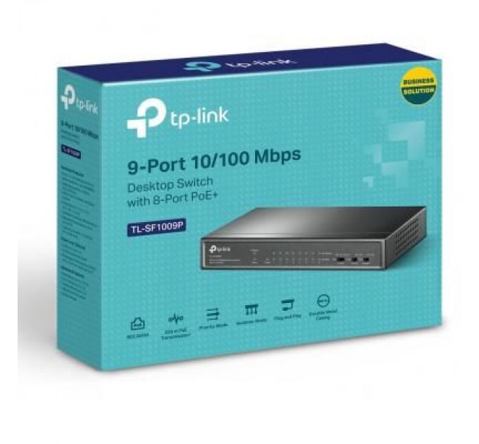 TP-Link Комутатор мережевий TP-Link TL-SF1009P