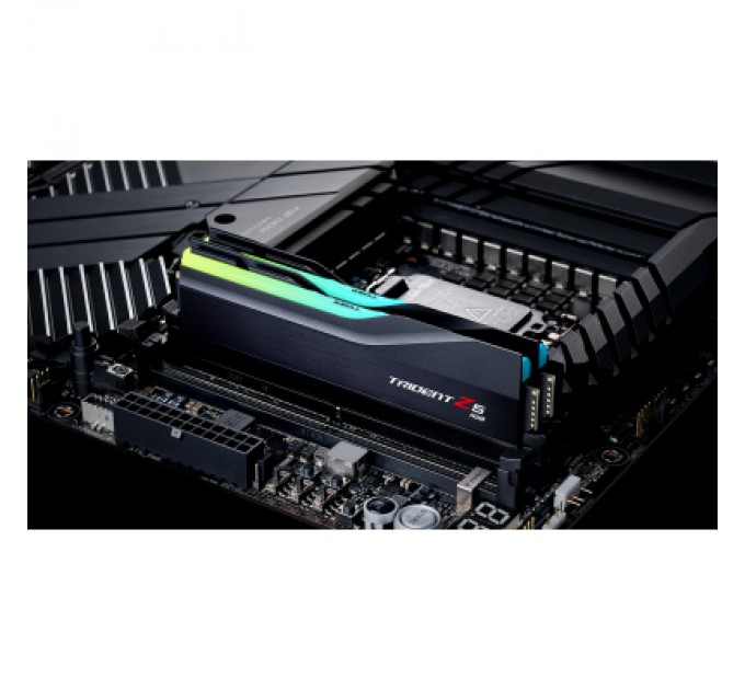 G.Skill Модуль пам'яті для комп'ютера DDR5 32GB (2x16GB) 6000 MHz Trident Z5 RGB Black G.Skill (F5-6000J3238F16GX2-TZ5RK)