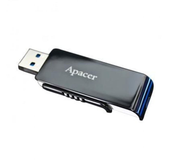 Apacer USB флеш накопичувач Apacer 128GB AH350 Black RP USB3.0 (AP128GAH350B-1)