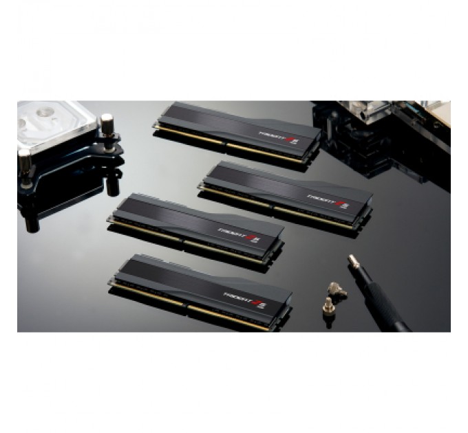 G.Skill Модуль пам'яті для комп'ютера DDR5 32GB (2x16GB) 6000 MHz Trident Z5 RGB Black G.Skill (F5-6000J3238F16GX2-TZ5RK)