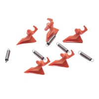 Сепаратор тефлонового валу AHK Konica Minolta Di152/183/Bh162/180/210 (5шт) с пруж 4021-5720-02 (KS-70262235)