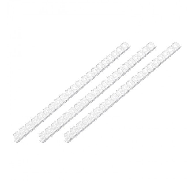 2E Пружина для палітурки 2E пл. 10мм (100 шт.) прозорі (2E-PL10-100CL)