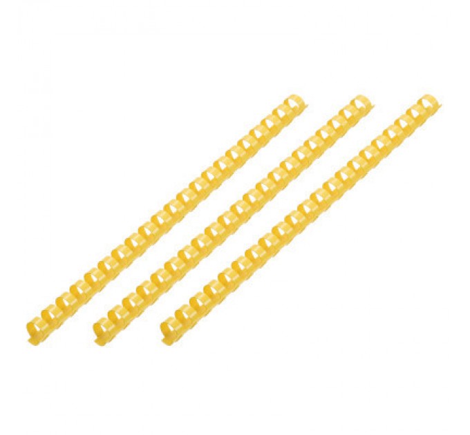 2E Пружина для палітурки 2E пл. 10мм (100 шт.) жовті (2E-PL10-100YL)