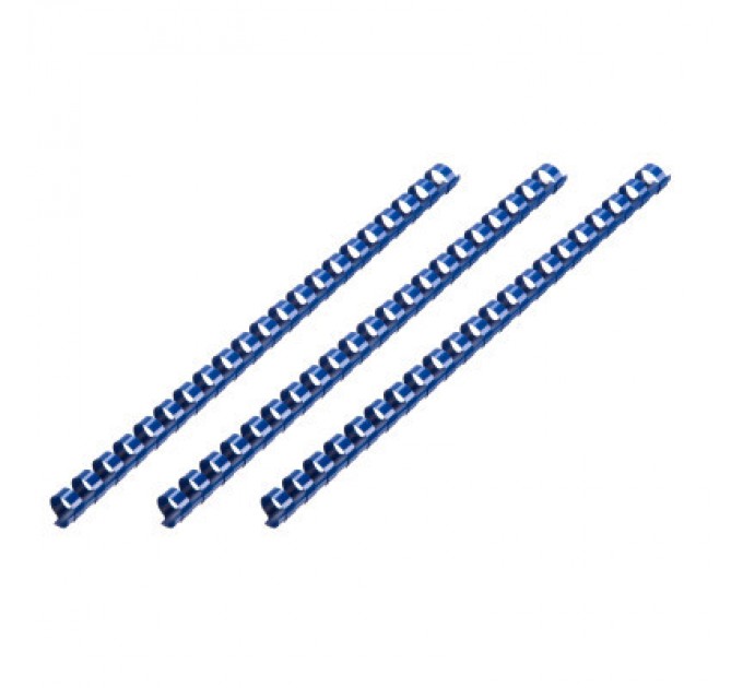 2E Пружина для палітурки 2E пл. 12мм (100 шт.) сині (2E-PL12-100CY)