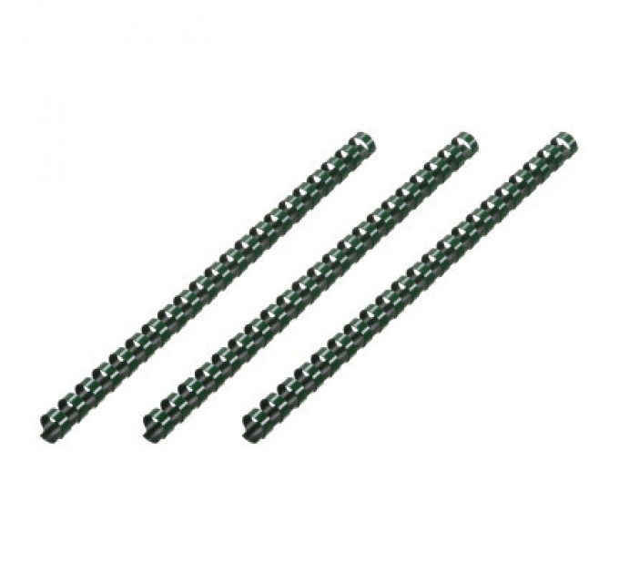 2E Пружина для палітурки 2E пл. 14мм (100 шт.) темно-зелені (2E-PL14-100DGR)