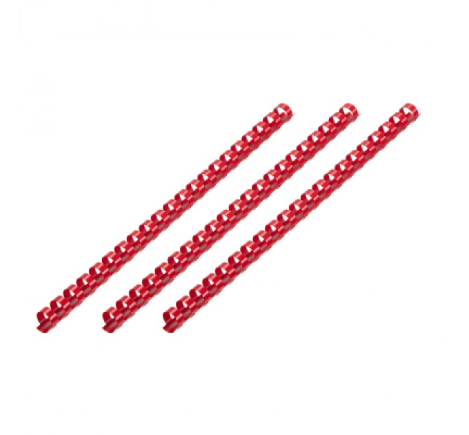2E Пружина для палітурки 2E пл. 14мм (100 шт.) червоні (2E-PL14-100RD)
